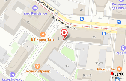 Кофейня Lobby Coffee на площади Александра Невского I на карте