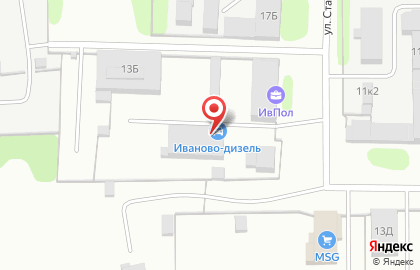 Автосервис Иваново-дизель на карте