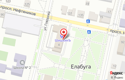 Банкомат Газпромбанк на улице Говорова в Елабуге на карте