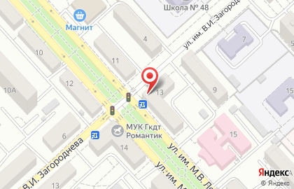 Супермаркет Магнит в Ленинском районе на карте