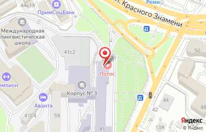 Медицинский центр Лотос в Ленинском районе на карте