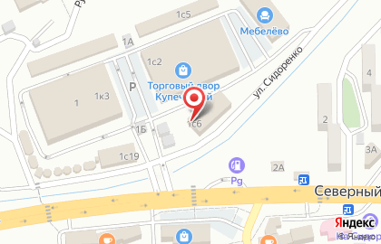 Автомойка на Купеческом на карте