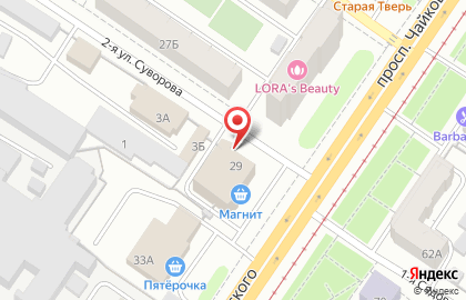 Магазин Парфюмерия и косметика на проспекте Чайковского на карте