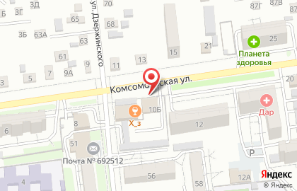 Автостоянка во Владивостоке на карте