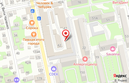 Магазин Рыжий кот в Новороссийске на карте