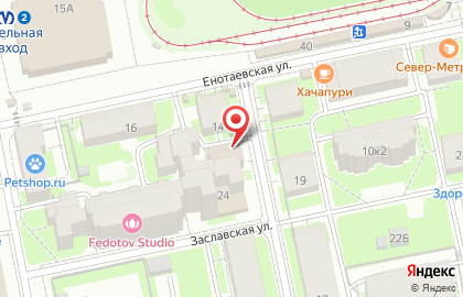Супермаркет Лента в Санкт-Петербурге на карте