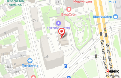 Центр экспертизы промышленной безопасности Эксперт на Велозаводской улице на карте