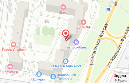 Шанс на улице Маршала Жукова на карте