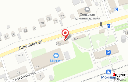 Парикмахерская Кристина на Линейной улице на карте
