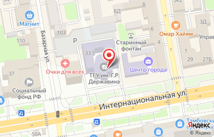 Зенит на Интернациональной улице на карте