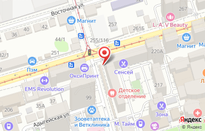Терминал Открытие на улице Максима Горького на карте