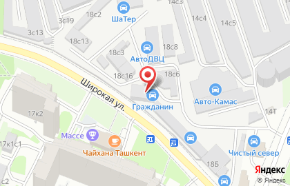 Интернет-магазин Getshina в Лосиноостровском районе на карте