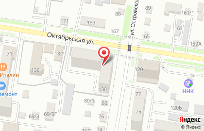 Агентство недвижимости РИЭЛТКОМ на Октябрьской улице на карте