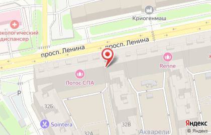 Магазин у дома Авокадо на проспекте Ленина на карте