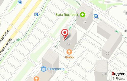Студия Ki-Ki на улице Монтажников на карте