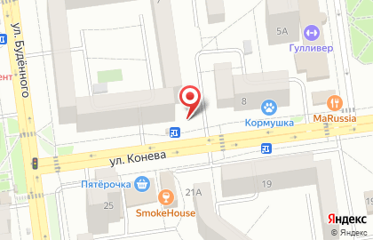 Киоск по продаже хлебобулочных изделий Хлеб на карте