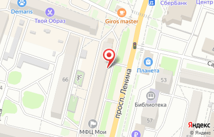 Торговый центр Созвездие на проспекте Ленина на карте