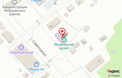Детская школа искусств Мошковского района на карте