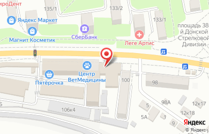 Банк ВТБ в Ростове-на-Дону на карте