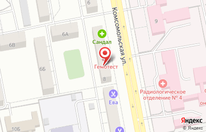 Мебельный салон Декоратор на Комсомольской на карте