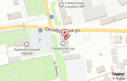 ЗАО Банкомат, ВТБ 24 на Октябрьской улице на карте