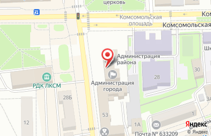 Совет депутатов Искитимского района на карте
