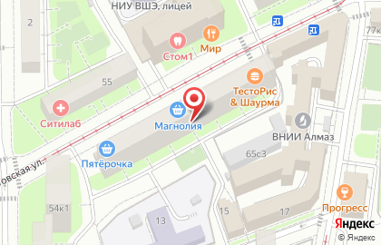 Паприка на Трифоновской улице на карте