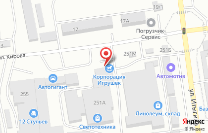 Оптово-розничный магазин Корпорация Игрушек на карте