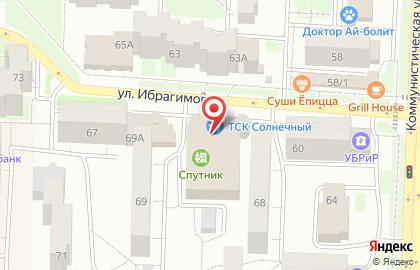 Магазин фруктов и овощей на Коммунистической улице на карте