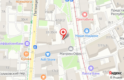 Айс Нат на Новокузнецкой улице на карте