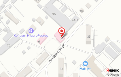 Кочкуровская поликлиника на Октябрьской улице на карте