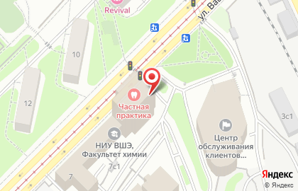 Национальный исследовательский университет Высшая школа экономики в Академическом районе на карте