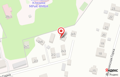 Детский центр Малинка на улице 1-я Пушкинская горка, ст4 на карте