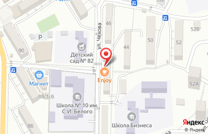 Кофейня Enjoy в Центральном районе на карте