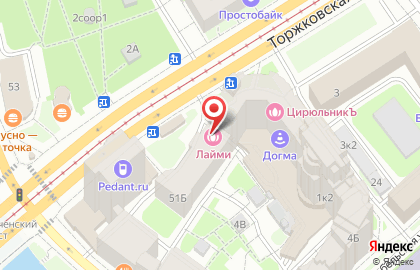 Сервисный центр Pedant.ru на Торжковской на карте