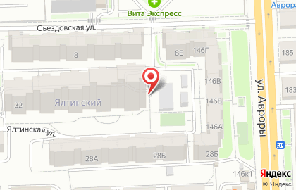 Супермаркет Волга в Октябрьском районе на карте