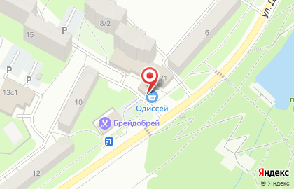 Продуктовый магазин Одиссей на карте