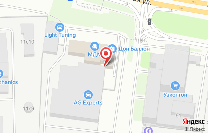 Авалон на Кантемировской улице на карте