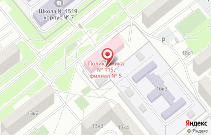 # 1192 Детский сад на улице Исаковского на карте