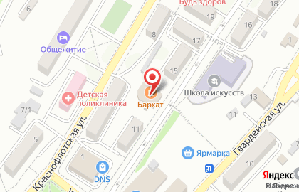 Кафе Бархат на Советской улице на карте