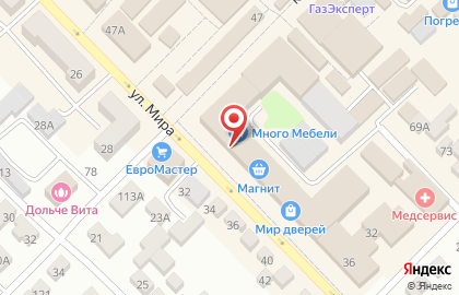 Мясной магазин в Ростове-на-Дону на карте