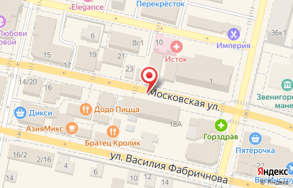 Луковка в Звенигороде на карте
