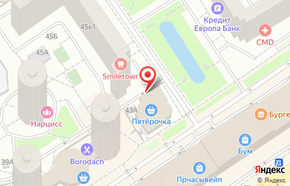 Московское бюро ремонта на улице Перерва на карте
