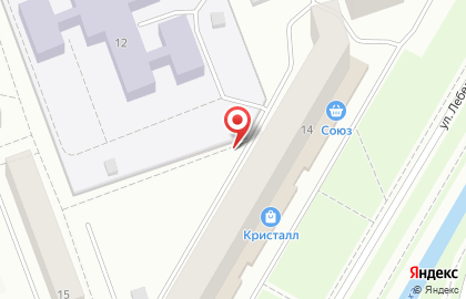 Магазин Белорусский трикотаж на улице Лебедева на карте