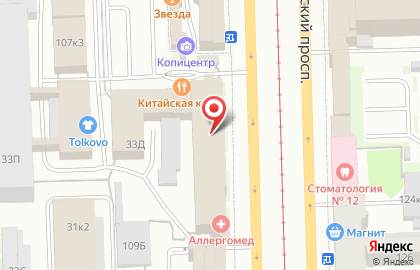 Ветеринарная клиника Белый Бим на метро Московские Ворота на карте