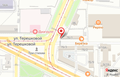 Магазин цветов Цветы-ОПТ 03 в Октябрьском районе на карте