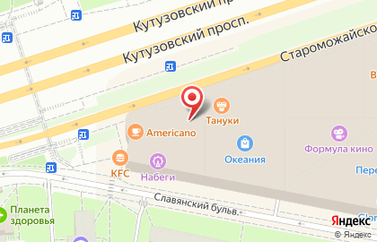 Бутик косметики Kiehl`s на Кутузовском проспекте на карте