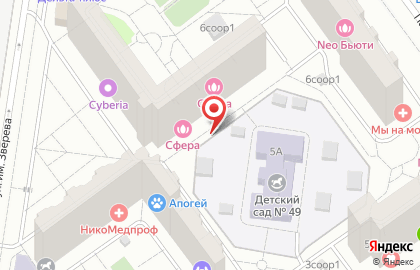 Шахматная школа EduChess на Волоколамской на карте