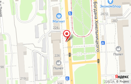 ЗАО Банкомат, Райффайзенбанк на улице Богдана Хмельницкого на карте