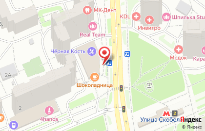 Зоомагазин ЧЕТЫРЕ ЛАПЫ на Скобелевской улице на карте